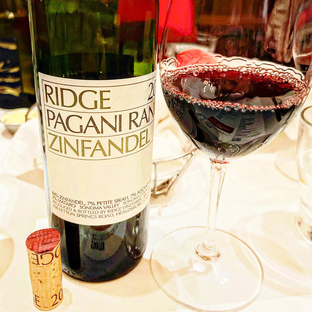 From Ridge Vineyards the 2022 Wine Destinations’ Wine of the Year